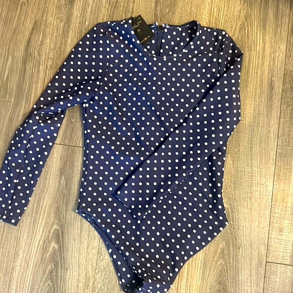 Skatie sage one piece body bathing suit